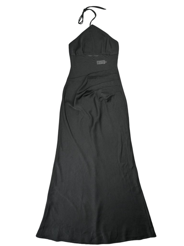 Hello Molly Ever Blooming Halter Maxi Dress In Black